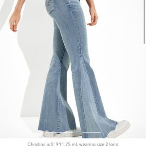 American eagle festival flare jeans